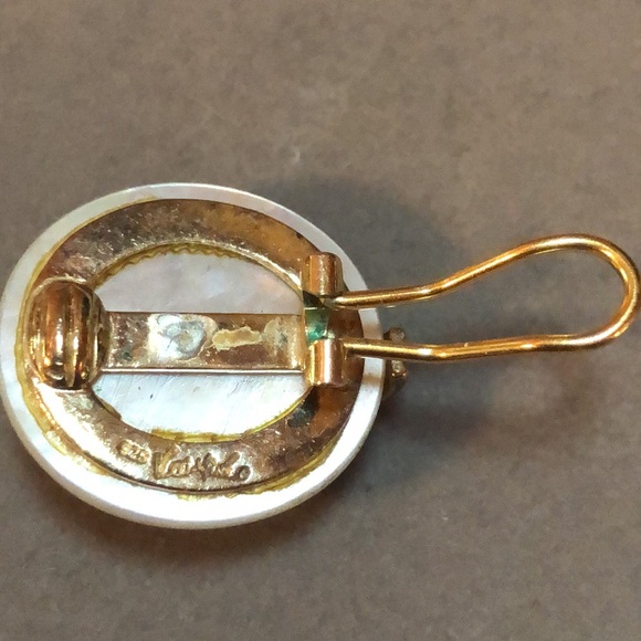 Kai Yin Lo Kylo 925 Onyx & Mother Of Pearl Clip On - Picture 8 of 14